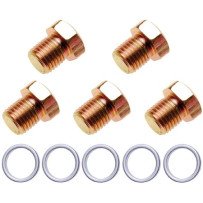 Juego de 5 tapones y arandelas de cárter M-13x1.5