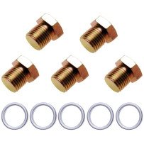 Conjunto de 5 plugs e lavadoras de manivela M-15x1.5