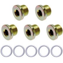 Juego de 5 tapones y arandelas de carter M-20x1.5