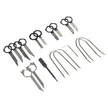 Jogo 18 peças para extrair rádios de carro