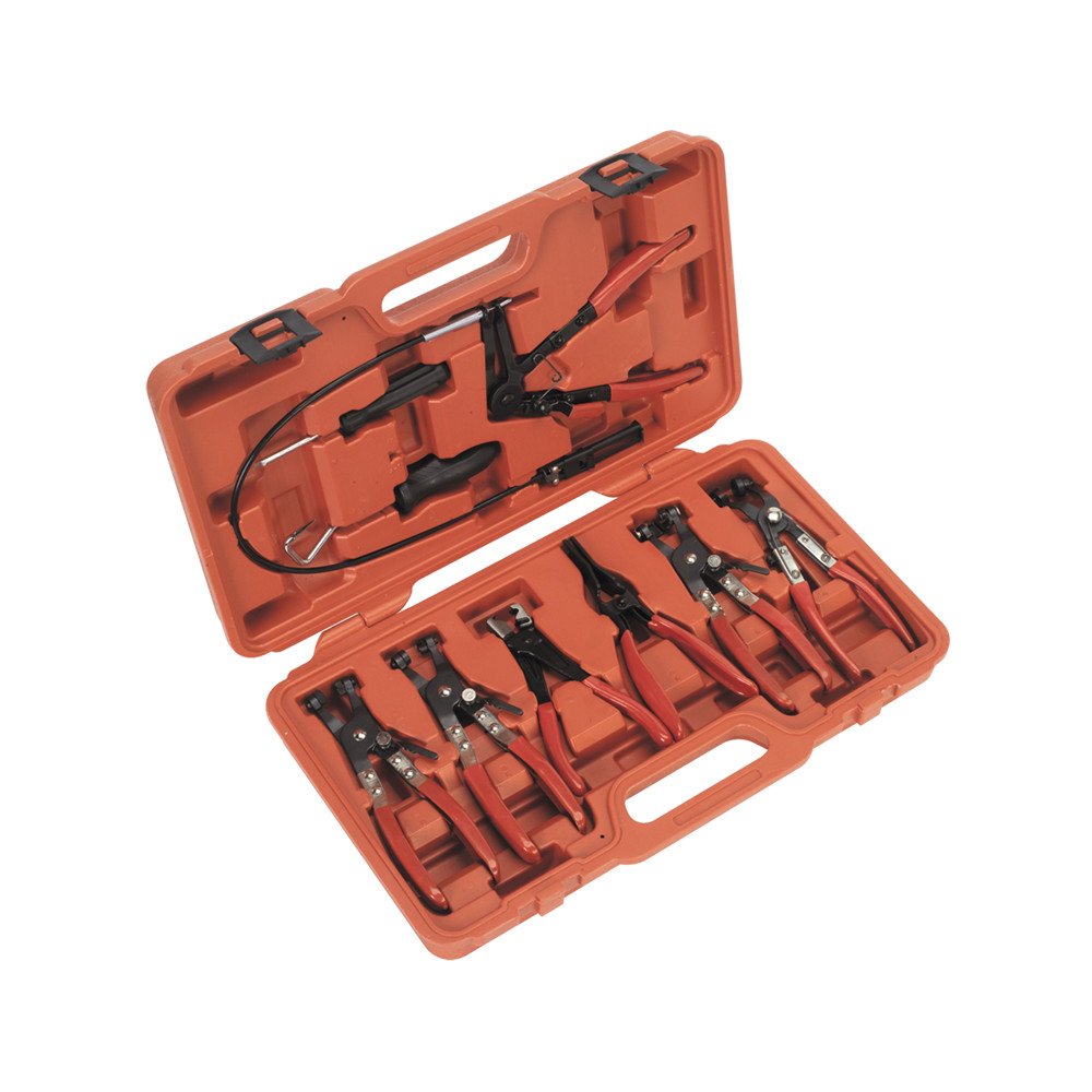 Conjunto de 9 peças de alicate para braçadeiras Conjunto de 9 peças de alicate para braçadeiras