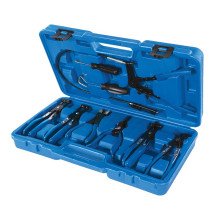 Conjunto de 9 peças de alicate para braçadeiras