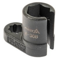 Llave con ventana para inyectores y sonda lambda, 22 mm.