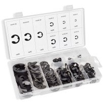 Surtido de 300 Piezas Métricas E-Clip 1,5 – 22 mm en Caja Organizadora