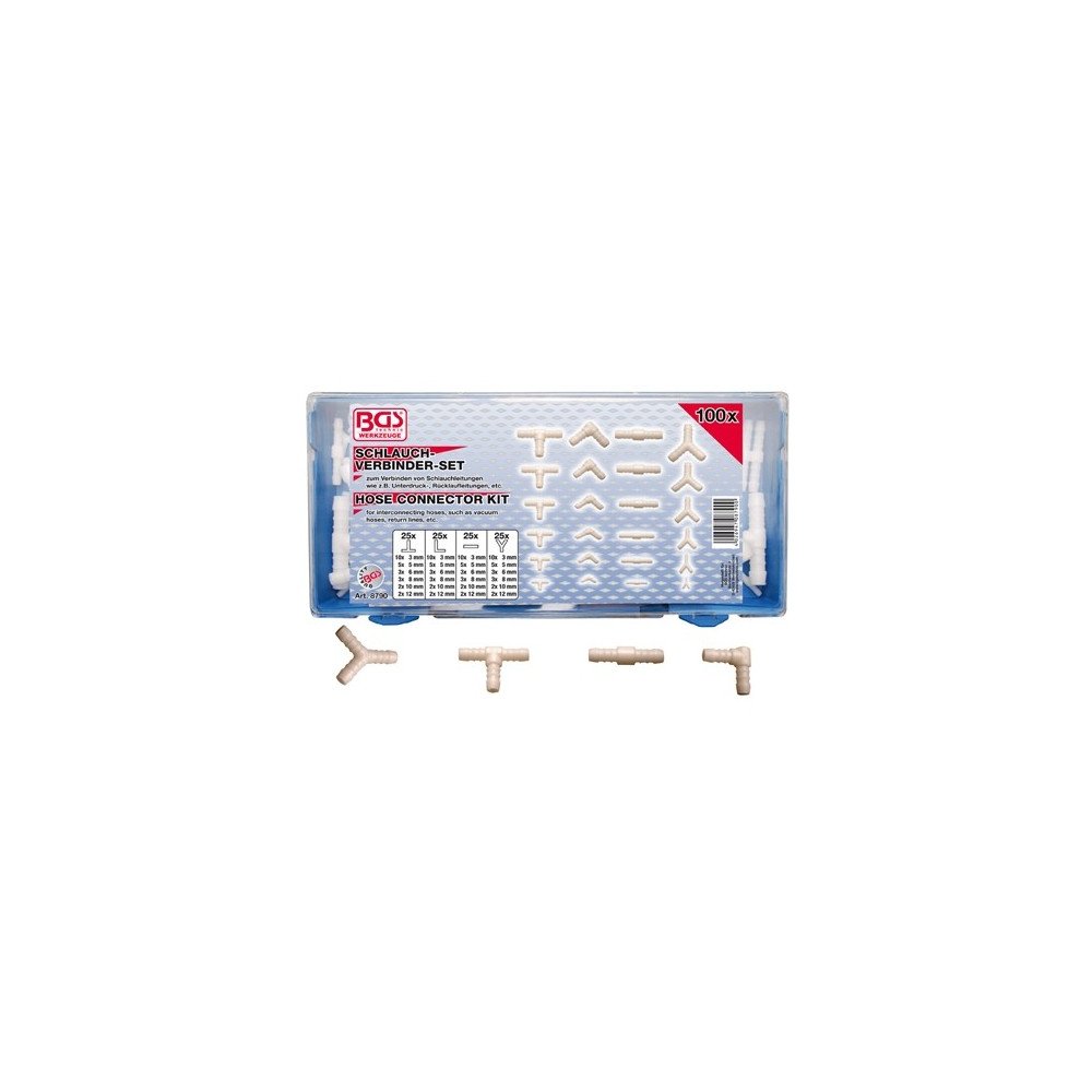 100 piezas de conectores para magueras 100 piezas de conectores para magueras
