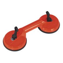 Ventosa dupla de borracha O120mm