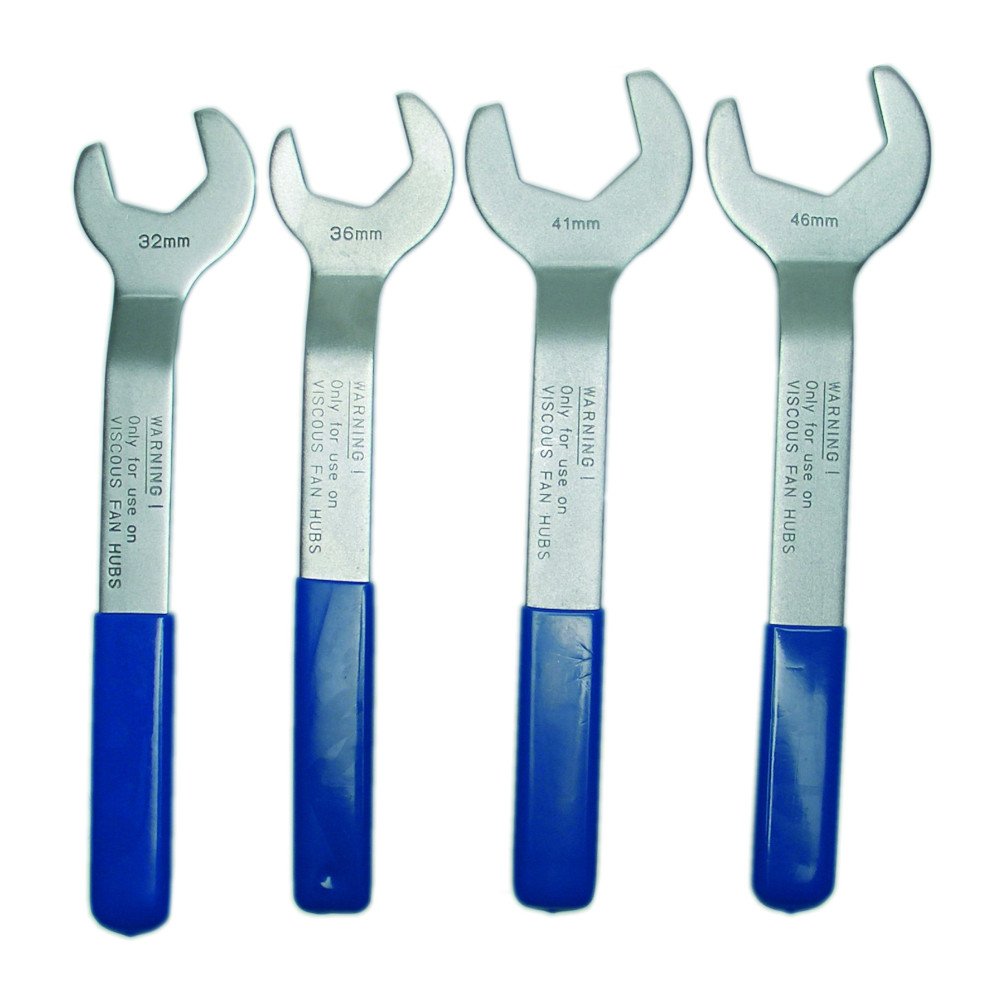 Juego 4 piezas de llaves para aflojar embrague viscoso del ventilador Juego 4 piezas de llaves para aflojar embrague viscoso del ventilador