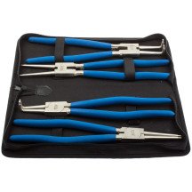 Conjunto de 4 alicates de anel de retenção, 300 mm