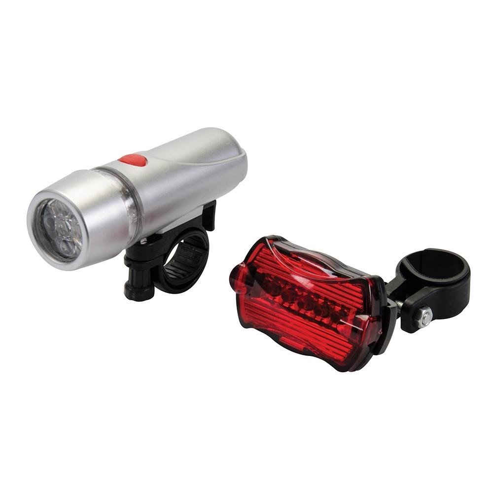 Conjunto de luzes 5 LED para bicicleta Conjunto de luzes 5 LED para bicicleta
