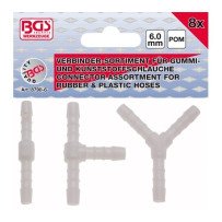 Variedade de conectores de mangueira de 6 mm