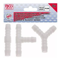 Variedade de conectores de mangueira de 10 mm