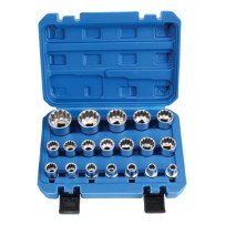 Juego 19 piezas Gear Lock 1/2 metricas y pulgadas