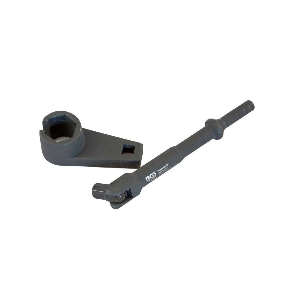 Llave de impacto con ventana para inyectores y sonda lambda, 22 mm.