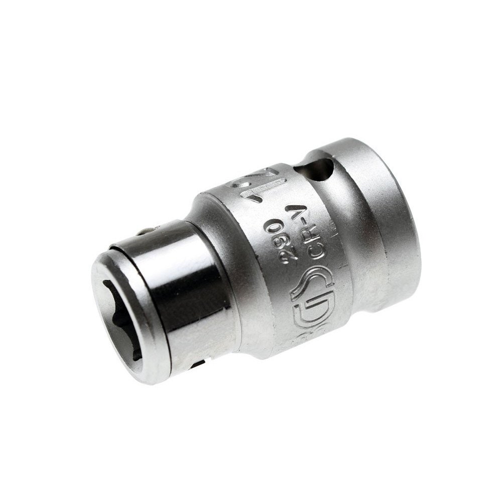 SOQUETE DE PORTA-BIT DE 12,5 mm (1/2) | hexágono interno 10 mm (3/8) SOQUETE DE PORTA-BIT DE 12,5 mm (1/2) | hexágono interno 10 mm (3/8)