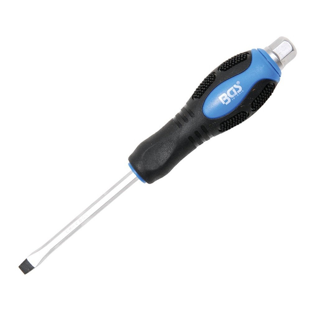 Chave de fenda de cabeça chata 5 x 75 mm. com hexágono Chave de fenda de cabeça chata 5 x 75 mm. com hexágono