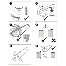 Ferramenta de montagem para alças flexíveis, Citroen, Fiat, Ford, Mitsubishi, Peugeot