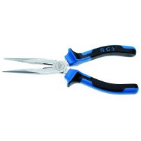 Alicate de bico longo direito, meia cana, 200 mm