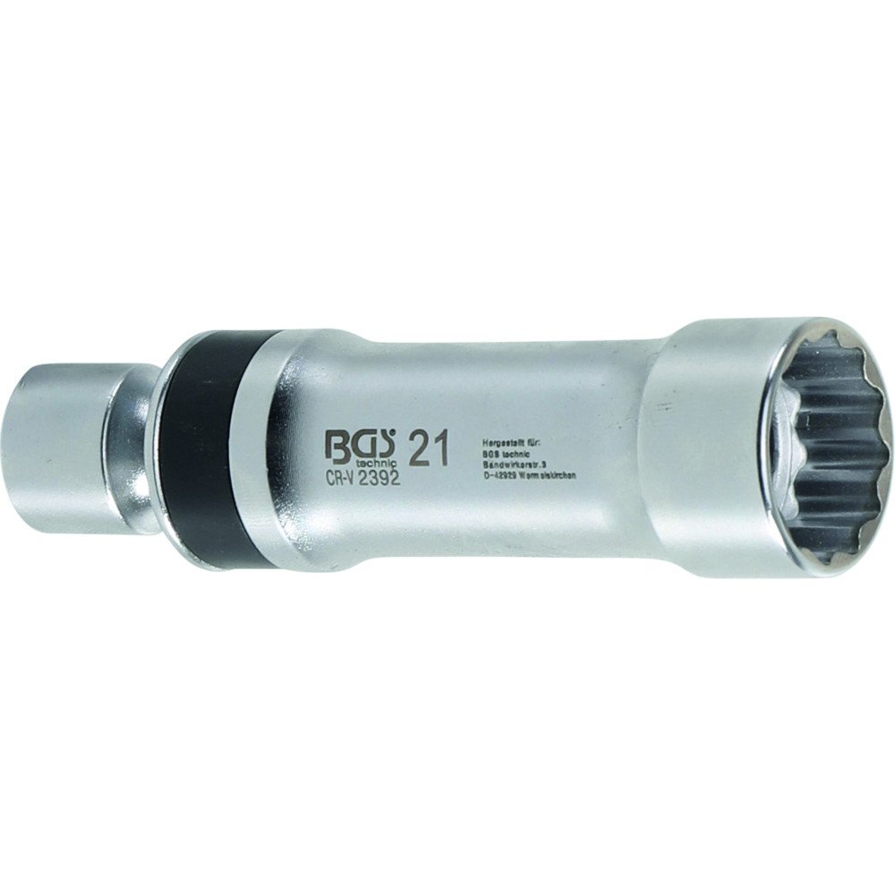 Vidro para plugues articulados 12 faces com mola de retenção 21 mm Vidro para plugues articulados 12 faces com mola de retenção 21 mm