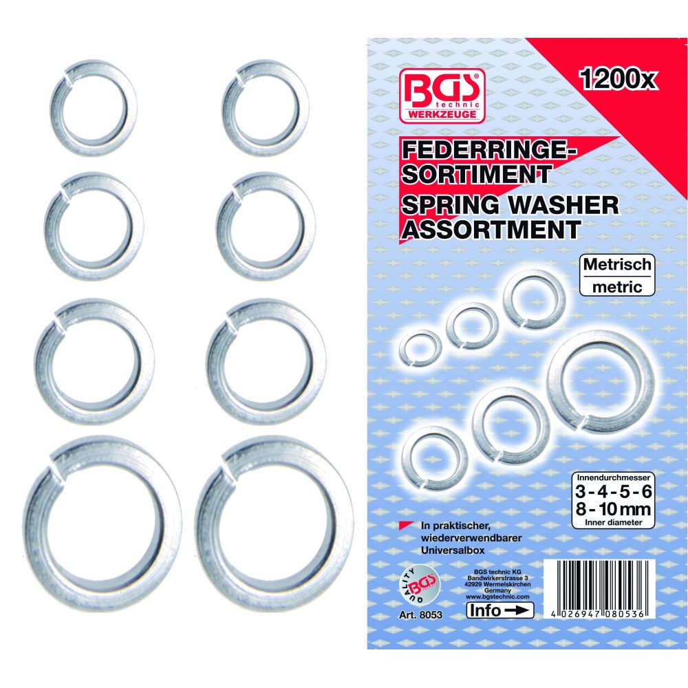 Sortimento 1200 Grower DIN 127 Sortimento 1200 Grower DIN 127