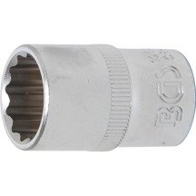 Chave soquete curta Pro-Torque® de 12 pontas 1/2 - 17 mm