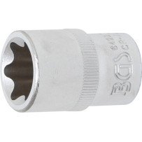 Llave de vaso 1/2" corto  T-Star (Torx) E22