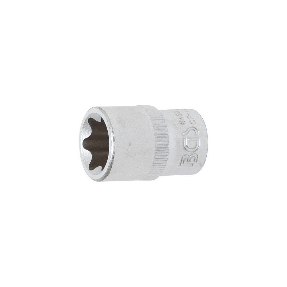 Llave de vaso 1/2" corto T-Star (Torx) E22 Llave de vaso 1/2" corto T-Star (Torx) E22