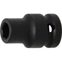 Llave vaso de impacto 1/2 hexagonal corto 10mm.