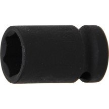 Chave de impacto sextavada curta de 1/2 16 mm.