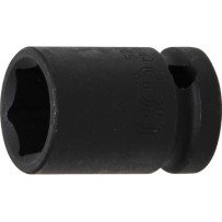 Chave de impacto sextavada curta de 1/2 17mm.