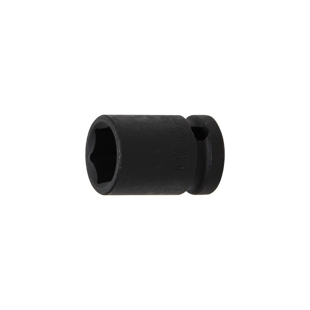 Chave de impacto sextavada curta de 1/2 17mm.