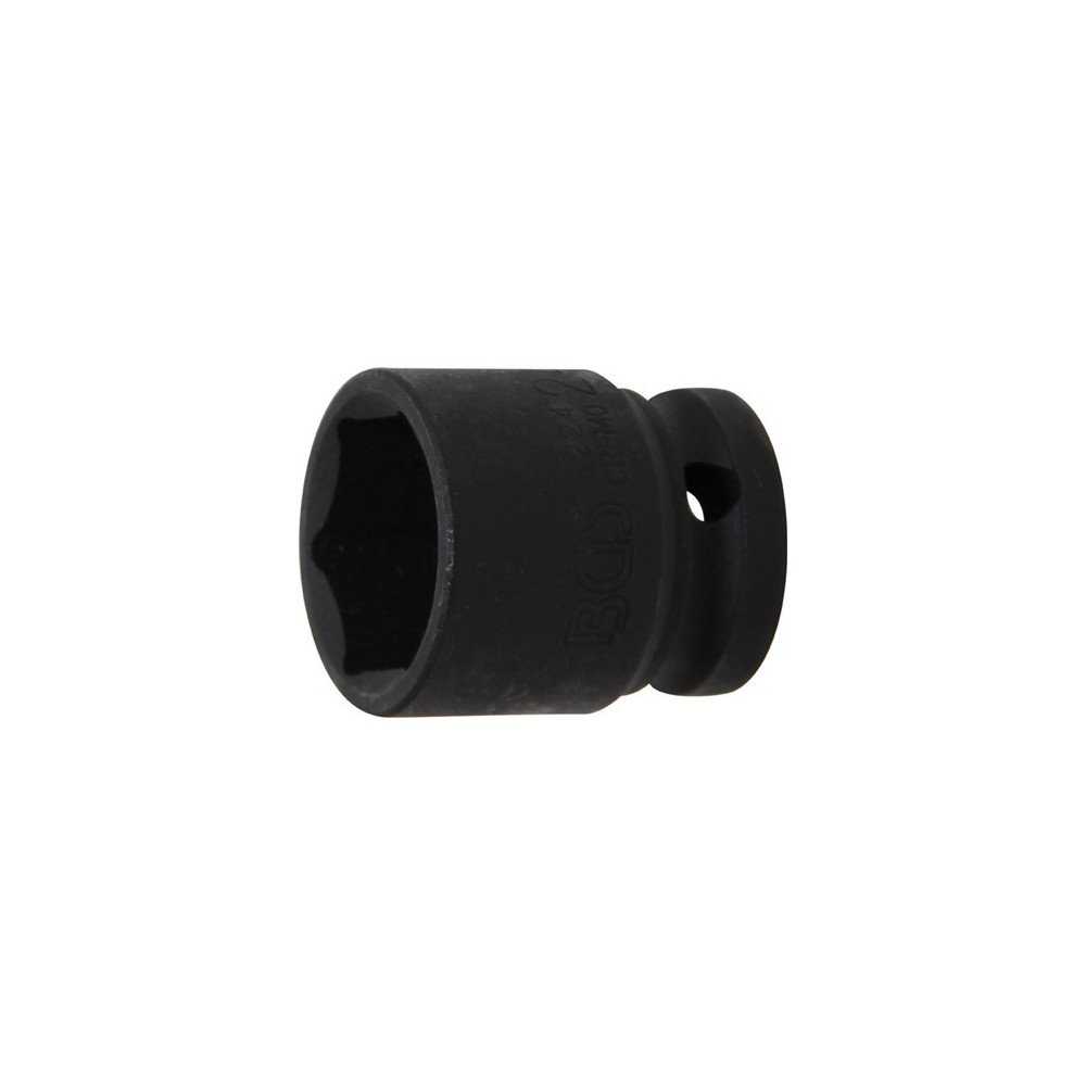 Vaso de impacto chave 1/2 hexagonal curto 24mm.