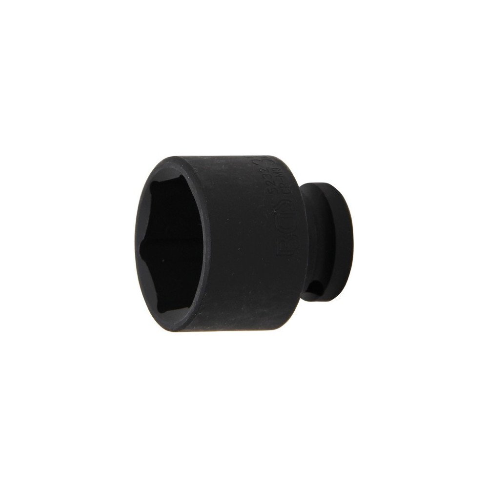 Chave de impacto sextavada curta de 1/2 32 mm.