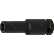Chave de impacto sextavada longa de 1/2 10mm.