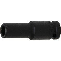 Llave vaso de impacto 1/2 hexagonal largo 12mm.