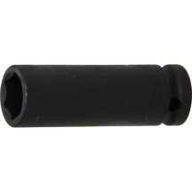 Chave de impacto sextavada longa de 1/2 17 mm