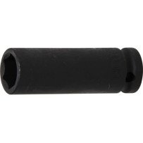Chave de impacto sextavada longa de 1/2 17 mm