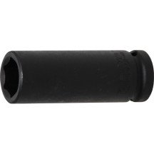 Llave vaso de impacto 1/2" hexagonal largo 18mm.