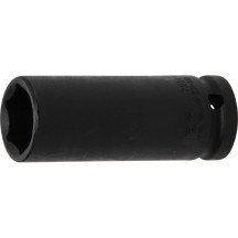 Chave de impacto sextavada longa de 1/2  21 mm