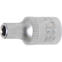 Chave de soquete curta Pro Torque® de 6 pontas de 1/4" e 4 mm.