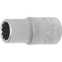 Llave de vaso corto 1/4" 12 caras 7 mm.