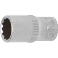 Chave de soquete curta 1/4 12 pontas 9 mm.