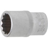 Llave de vaso corto 1/4" 12 caras 11 mm.