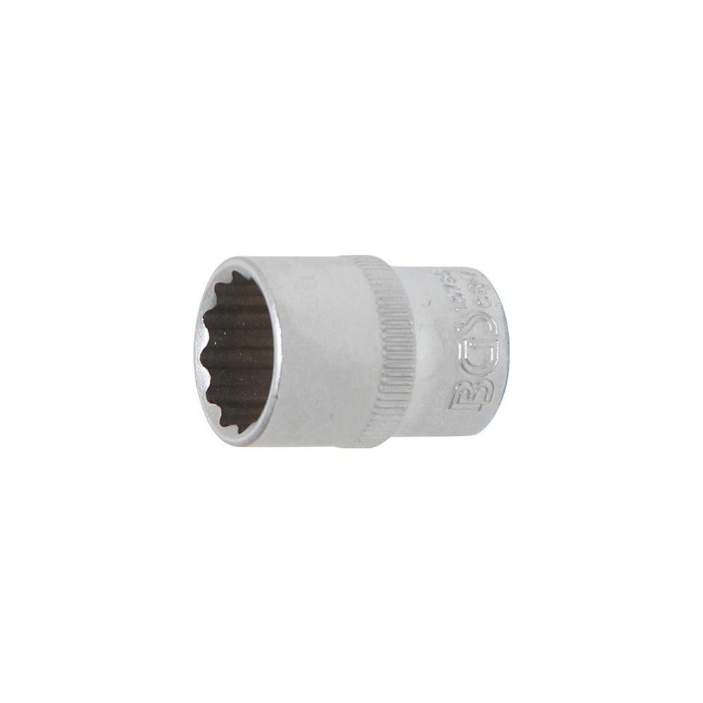 Chave de soquete curta 1/4" 12 pontas 13 mm.