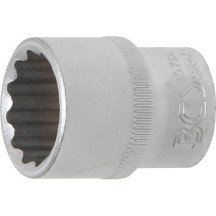 Chave de soquete curta 1/4 12 pontas 14 mm.