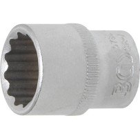 Llave de vaso corto 1/4" 12 caras 14 mm.