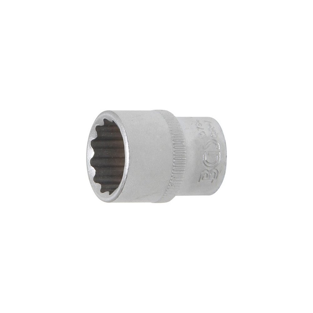 Chave de soquete curta 1/4 12 pontas 14 mm.