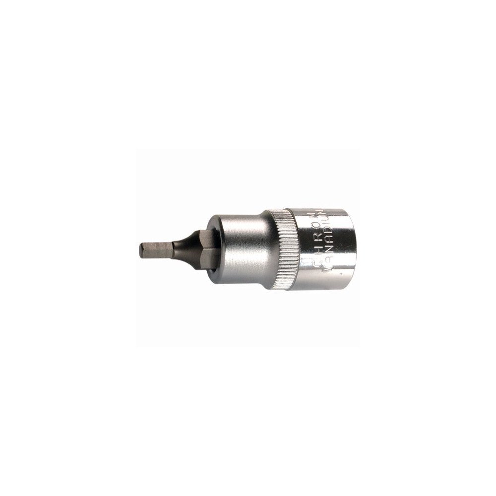 Chave de soquete 1/2 com ponta Allen de 53 mm. 4 milímetros. Chave de soquete 1/2 com ponta Allen de 53 mm. 4 milímetros.