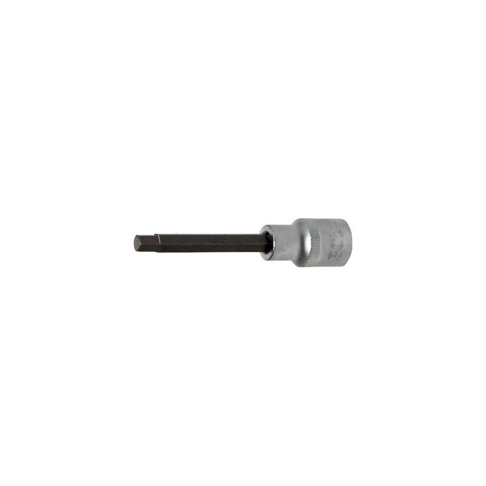 Chave de soquete longa 1/2 com ponta Allen de 100 mm. 7 mm. Chave de soquete longa 1/2 com ponta Allen de 100 mm. 7 mm.