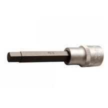Chave de soquete longa 1/2 com ponta Allen de 100mm. 9mm.