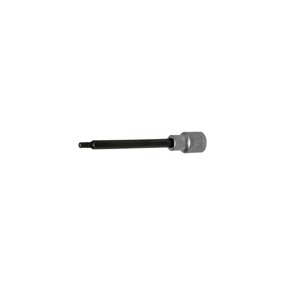 Chave de soquete longa 1/2 com ponta Allen de 140 milímetros. 5mm. Chave de soquete longa 1/2 com ponta Allen de 140 milímetros. 5mm.
